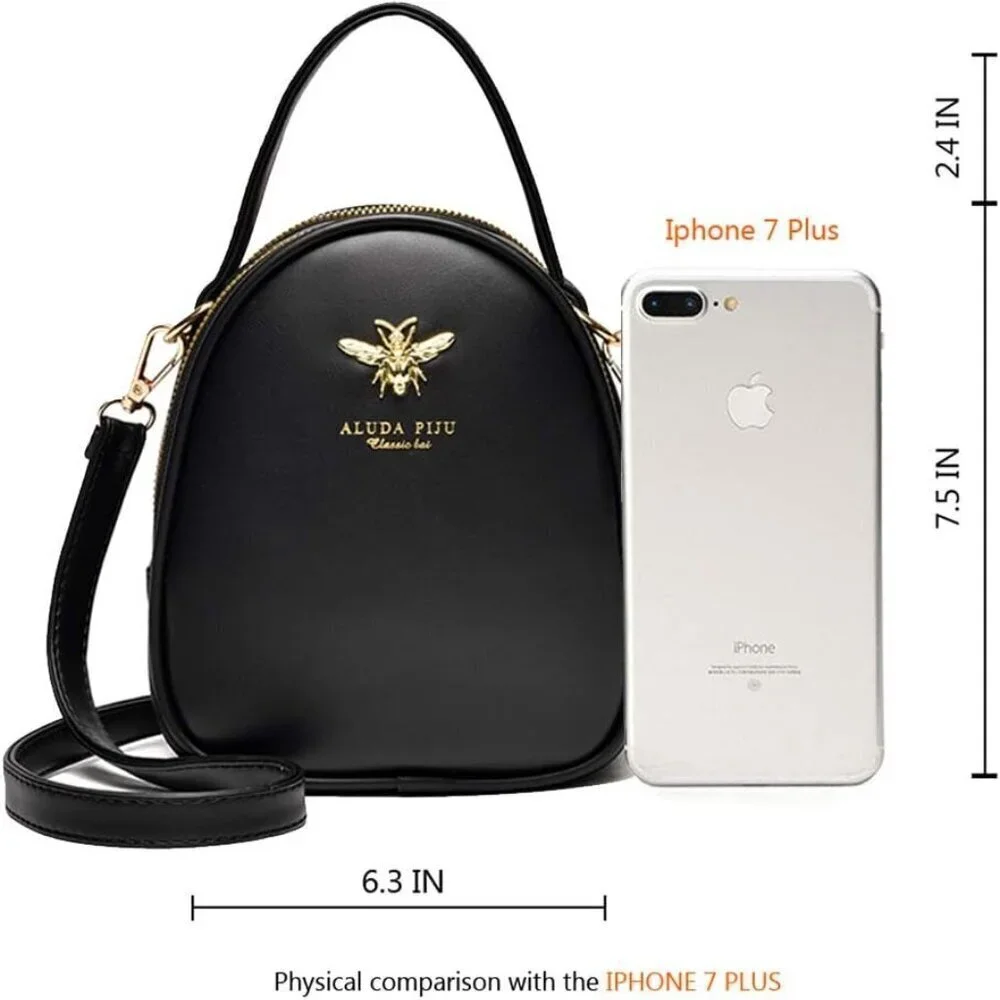 Small Crossbody Bag Faux Leather Women Shoulder Purse Handbag Wallet